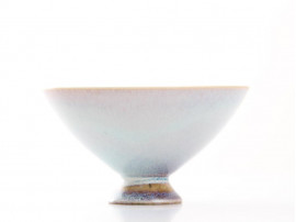 Coupe en céramique   scandinave émaillée blanc.