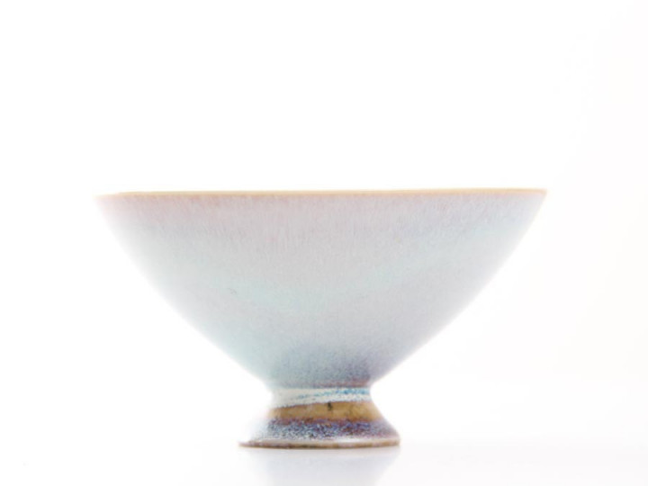 Coupe en céramique   scandinave émaillée blanc.