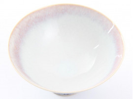 Coupe en céramique   scandinave émaillée blanc.