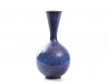 Vase en céramique   scandinave émaillée bleue