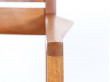 Danish mid-century modern arm chair un oak and cane