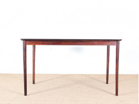 Danish mid-century modern rosewood dining table by Ernst Kuhn for Normina