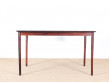 Danish mid-century modern rosewood dining table by Ernst Kuhn for Normina