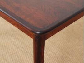 Danish mid-century modern rosewood dining table by Ernst Kuhn for Normina