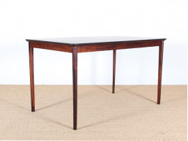 Danish mid-century modern rosewood dining table by Ernst Kuhn for Normina