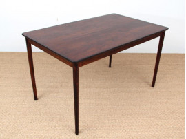 Danish mid-century modern rosewood dining table by Ernst Kuhn for Normina