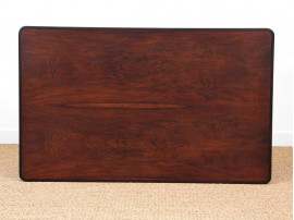 Danish mid-century modern rosewood dining table by Ernst Kuhn for Normina