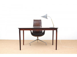 Danish mid-century modern rosewood dining table by Ernst Kuhn for Normina