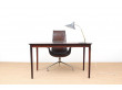 Danish mid-century modern rosewood dining table by Ernst Kuhn for Normina