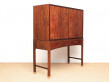 Cabinet scandinave en ronce de noyer