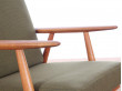 Danish mid-century modern pair of "Cigar chairs" GE-240