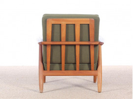 Danish mid-century modern pair of "Cigar chairs" GE-240