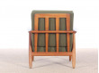 Paire de fauteuils scandinaves modèle "Cigar" GE-240