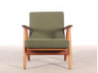 Paire de fauteuils scandinaves modèle "Cigar" GE-240