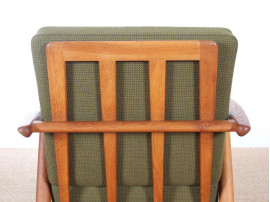 Danish mid-century modern pair of "Cigar chairs" GE-240