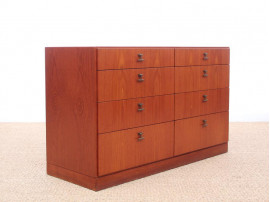 Danish mid-century modern teck chest of drawers