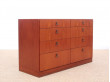 Danish mid-century modern teck chest of drawers