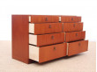 Danish mid-century modern teck chest of drawers