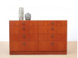 Danish mid-century modern teck chest of drawers