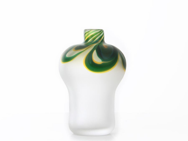 Vase scandinave en verre soufflé