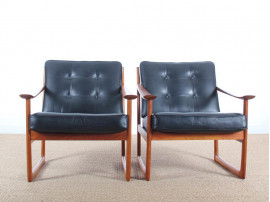 Danish mid-century modern easy chair model 130