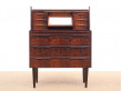 Danish mid-century modern secretary in Rio rosewood.