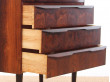 Danish mid-century modern secretary in Rio rosewood.