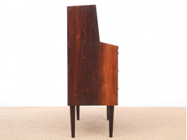 Danish mid-century modern secretary in Rio rosewood.