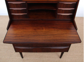 Danish mid-century modern secretary in Rio rosewood.