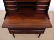 Danish mid-century modern secretary in Rio rosewood.