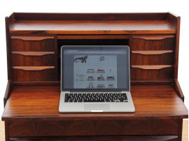 Danish mid-century modern secretary in Rio rosewood.