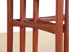 Danish mid-century modern nesting tables in teak