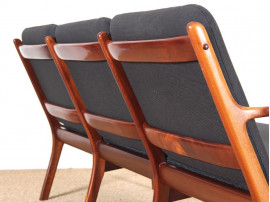 Danish mid-century modern sofa 3 seats  by Ole Wanscher