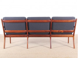 Danish mid-century modern sofa 3 seats  by Ole Wanscher