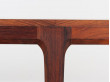 Danish mid-century modern coffe table in Rio rosewood by Johannes Andersen