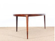 Danish mid-century modern coffe table in Rio rosewood by Johannes Andersen