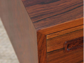 Danish mid-century modern chest of drawers in Rio rosewood by Poul Hundevad