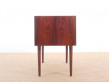 Danish mid-century modern chest of drawers in Rio rosewood by Poul Hundevad