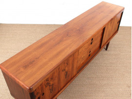 Danish mid-century modern sideboard in Rio rosewood by H. W. Klein