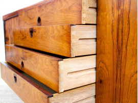 Danish mid-century modern sideboard in Rio rosewood by H. W. Klein