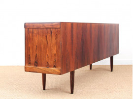 Danish mid-century modern sideboard in Rio rosewood by H. W. Klein