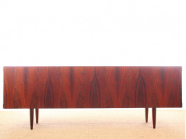 Danish mid-century modern sideboard in Rio rosewood by H. W. Klein