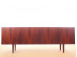 Danish mid-century modern sideboard in Rio rosewood by H. W. Klein