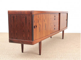 Danish mid-century modern sideboard in Rio rosewood by H. W. Klein