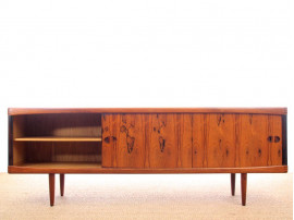 Danish mid-century modern sideboard in Rio rosewood by H. W. Klein
