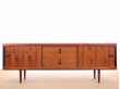 Danish mid-century modern sideboard in Rio rosewood by H. W. Klein