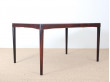 Danish mid-century modern dining table in Rio rosewood by H. W. Klein