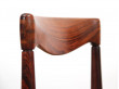 Danish mid-century modern set of 6 chairs in Rio rosewood by H. W. Klein
