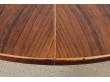 Danish mid-century modern round dining table by Illum Wikkelsø