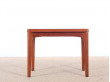 Danish mid-century modern side table in teck by Henning Kjærnulf